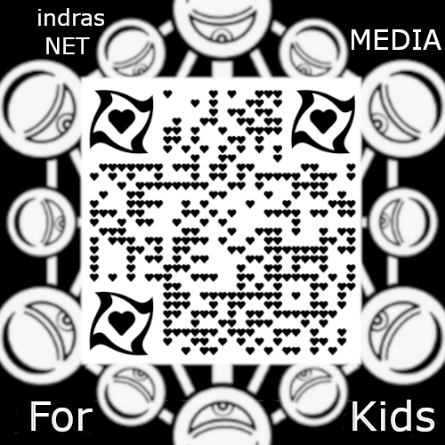 indrasNET.media forkids heart QR